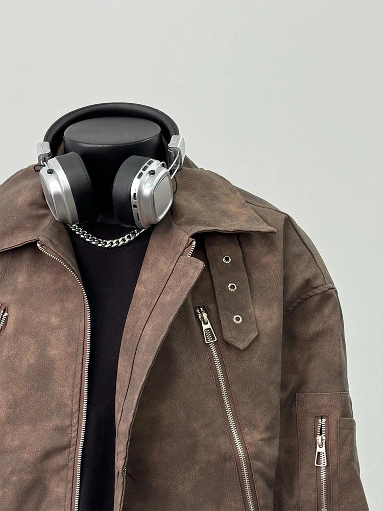 Shadowline Suede Bomber Ceket