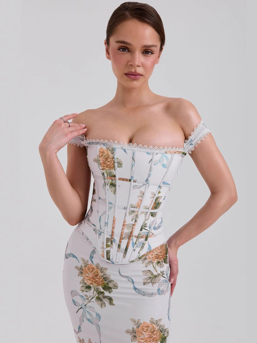 Aurora Floral Midi Dress