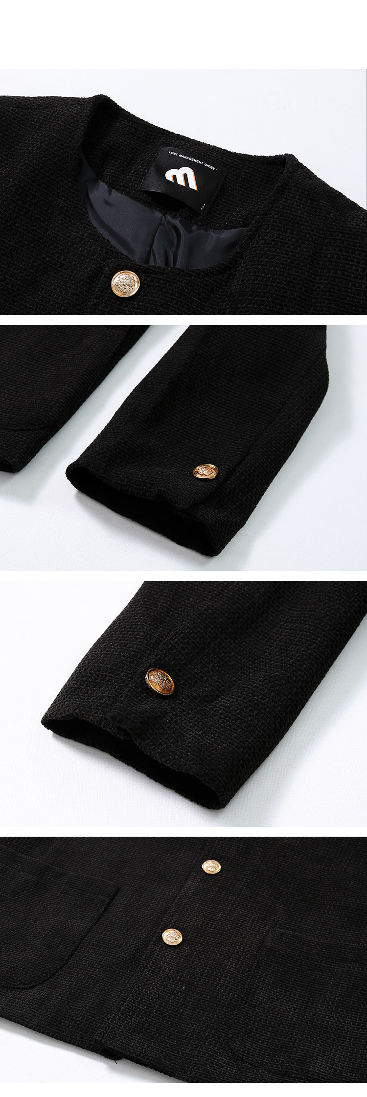 Noir Minimalist Blazer