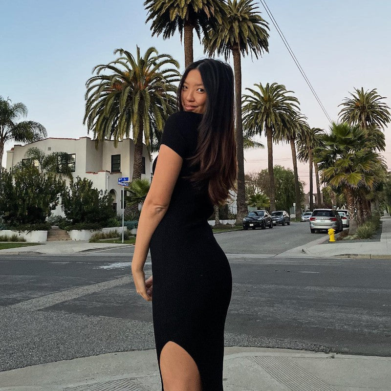 Emilia Polo Neck Knit Dress
