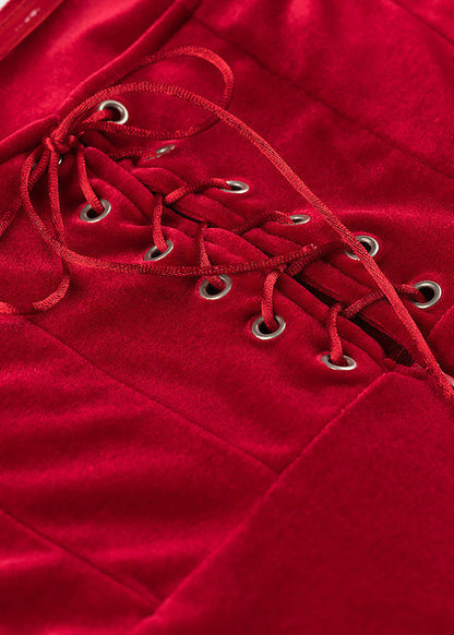 Scarlet Touch Velvet Dress