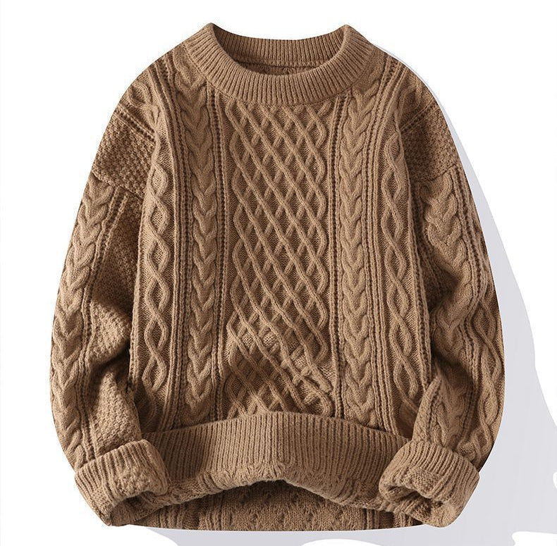 Crimson Core Knit Sweater