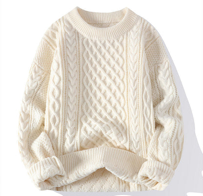 Crimson Core Knit Sweater