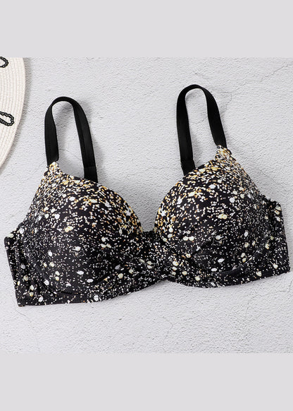 2025 New Black Spotted Bikini Swimwear Set