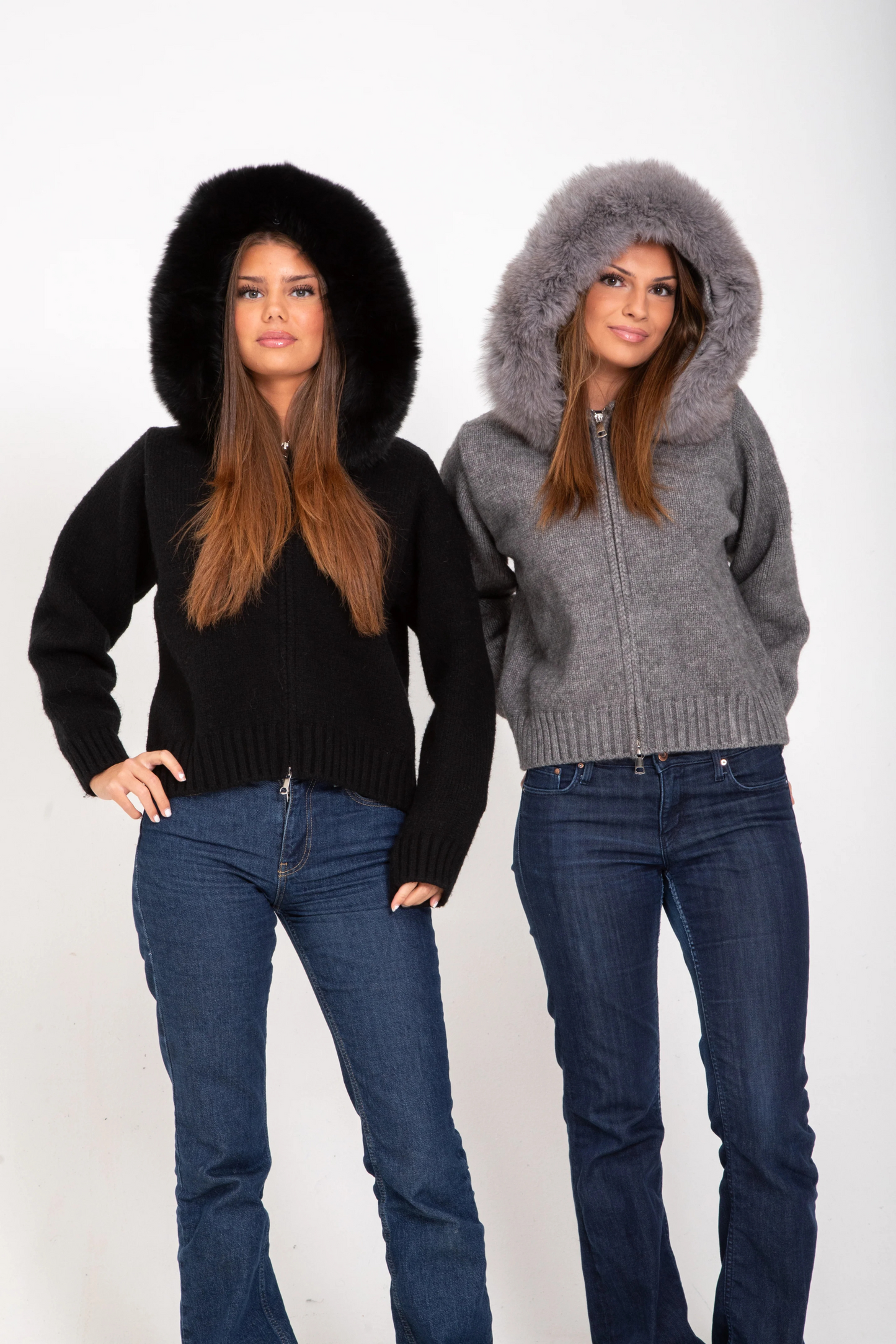 CozyFur Knit hoodie