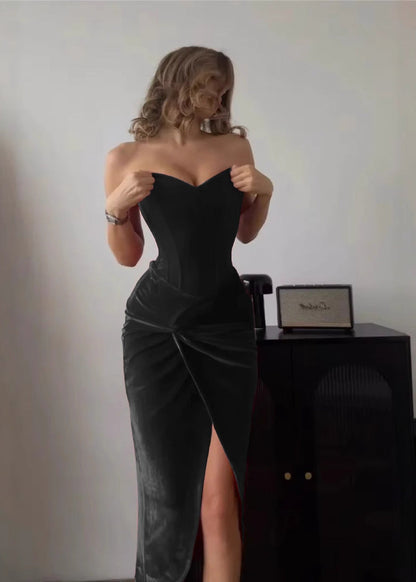Scarlet Touch Velvet Dress