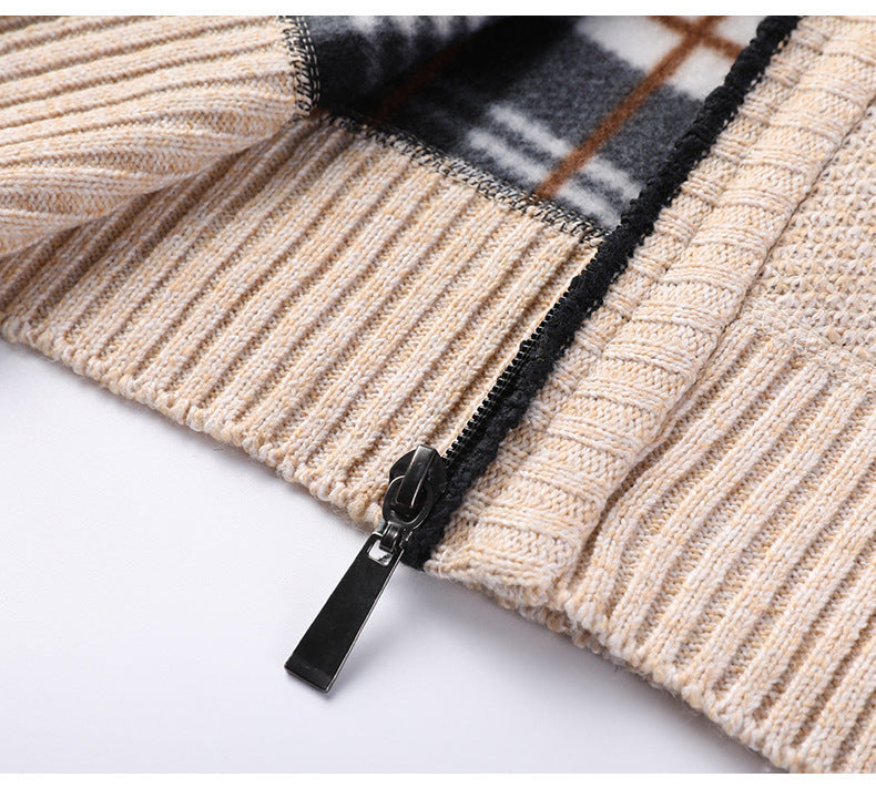 Nero Knit Zip Cardigan