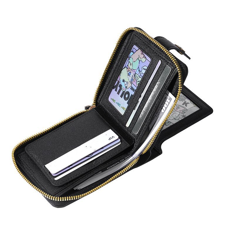 etroStar Leather Zipper Wallet