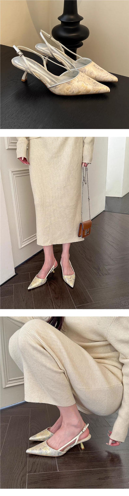 Elegance Slingback Heels