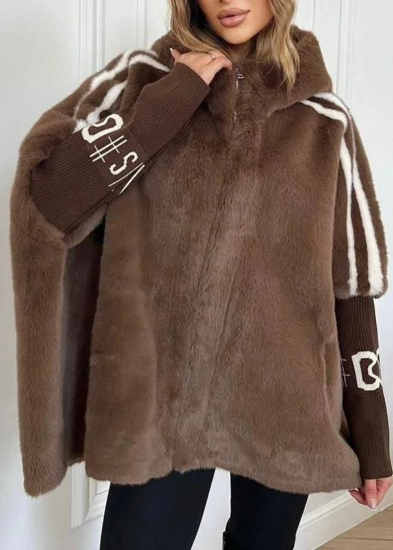 Aurora Faux Fur Hooded Coat