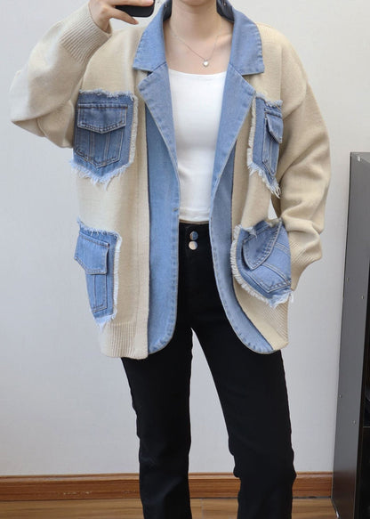 Hybrid Denim Knit Jacket