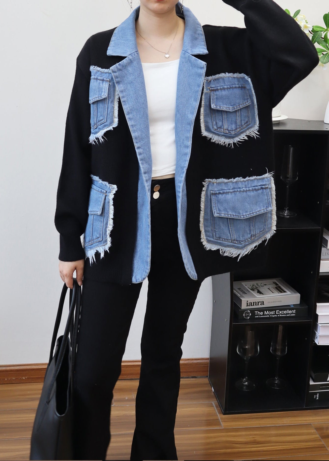 Hybrid Denim Knit Jacket