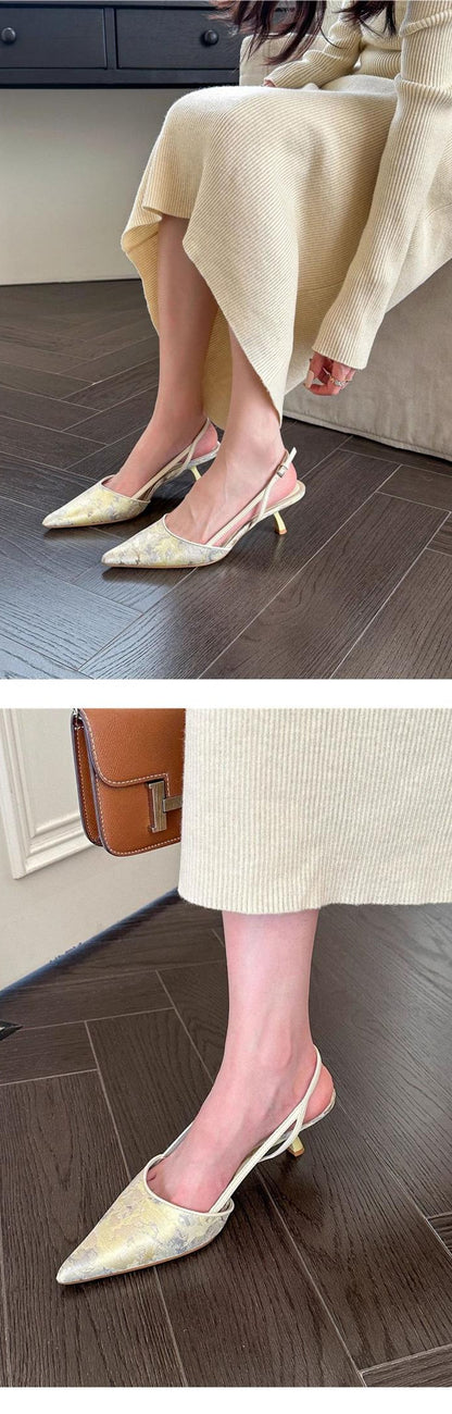 Elegance Slingback Heels