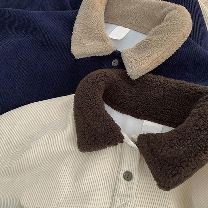 Relaxed Polar Collar Sweatshirt