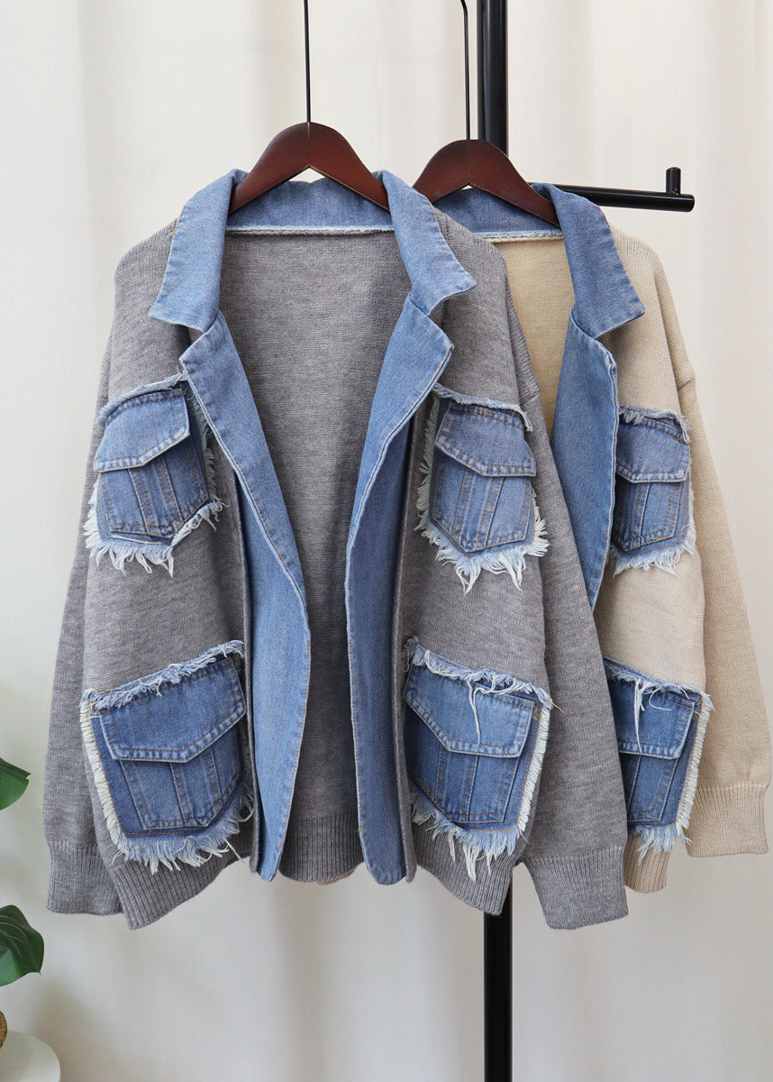 Hybrid Denim Knit Jacket
