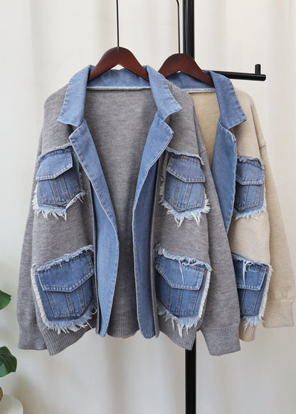 Hybrid Denim Knit Jacket