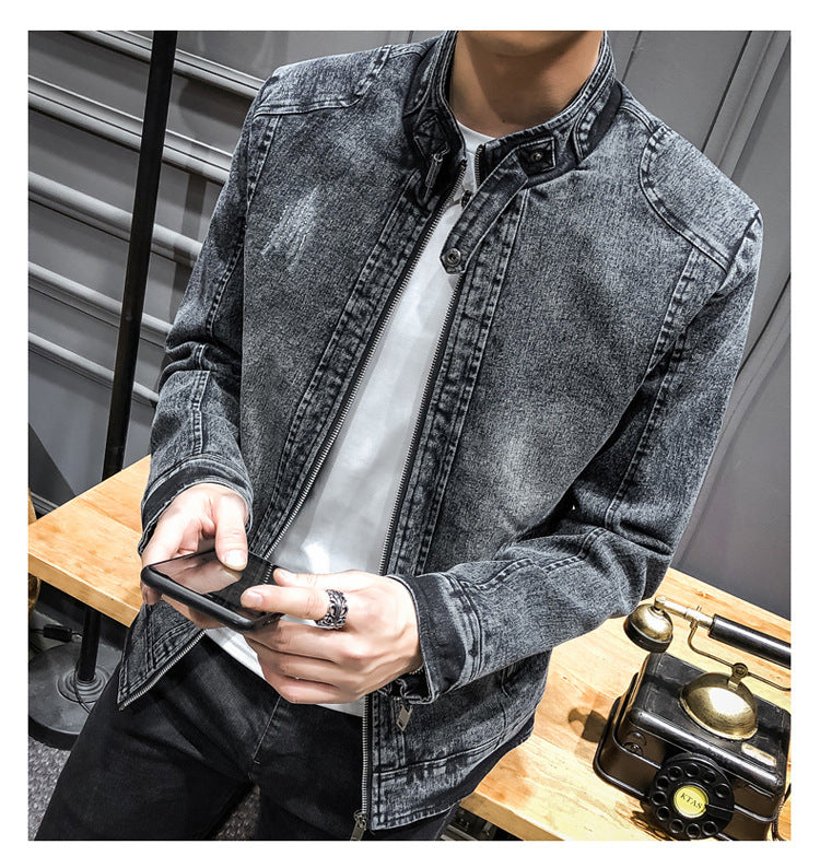 Vintage Wash Denim Jacket