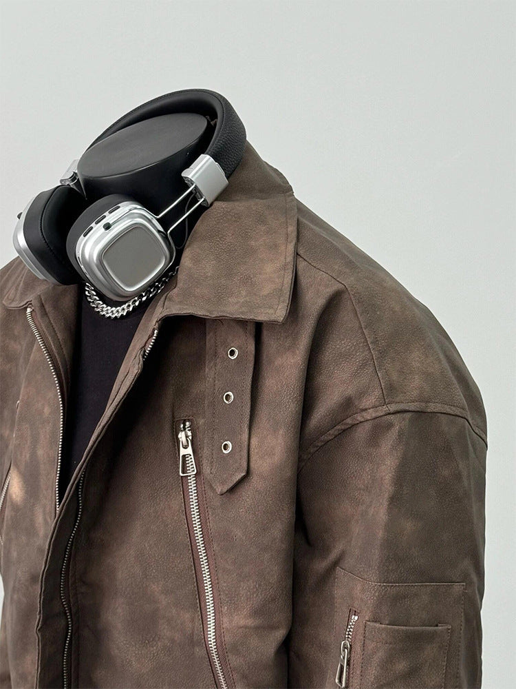 Shadowline Suede Bomber Ceket