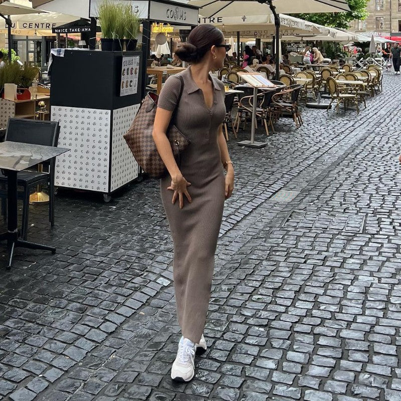 Emilia Polo Neck Knit Dress