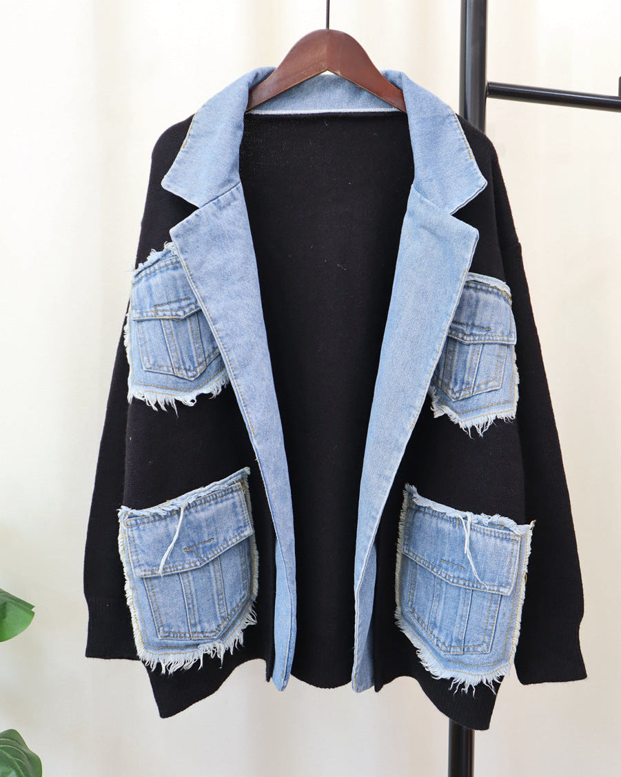 Hybrid Denim Knit Jacket