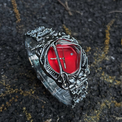 Inferno Series Gothic Metal Clock