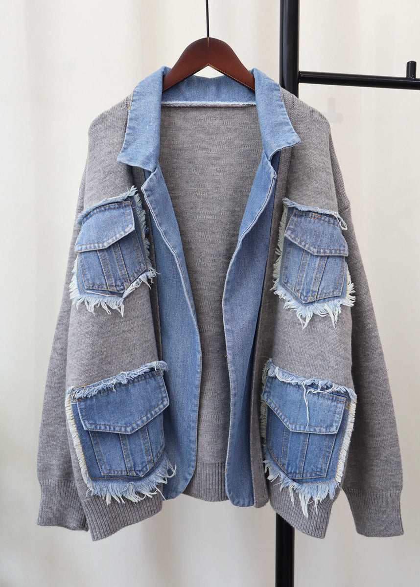 Hybrid Denim Knit Jacket