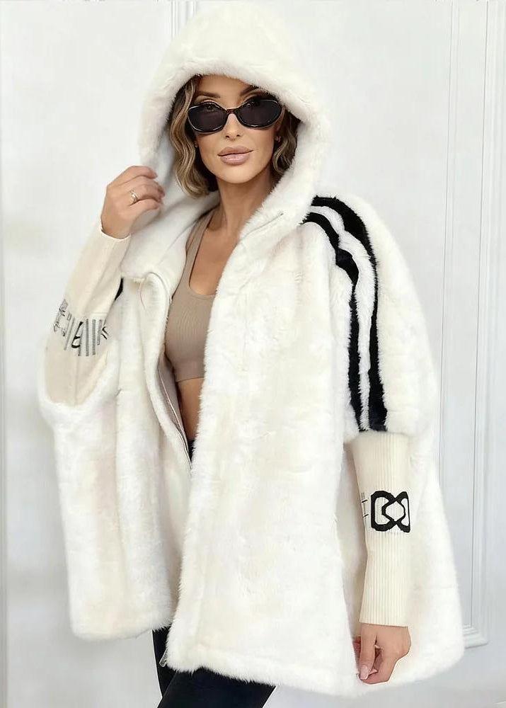 Aurora Faux Fur Hooded Coat