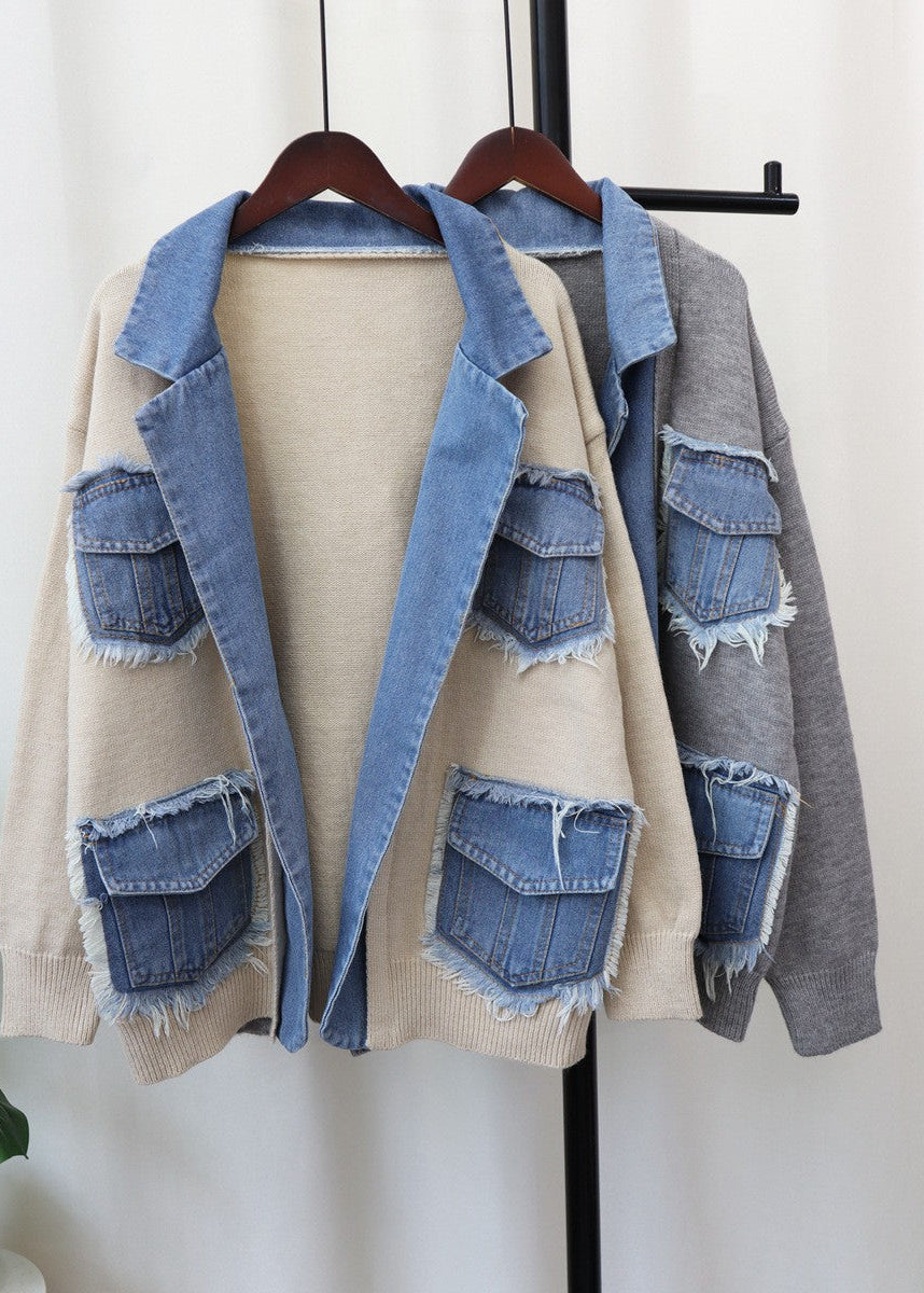 Hybrid Denim Knit Jacket