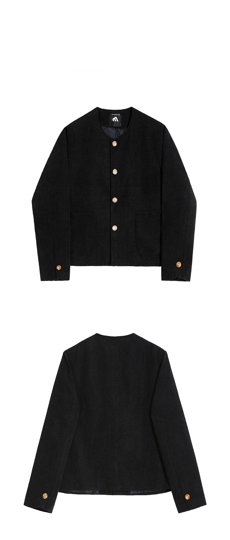 Noir Minimalist Blazer