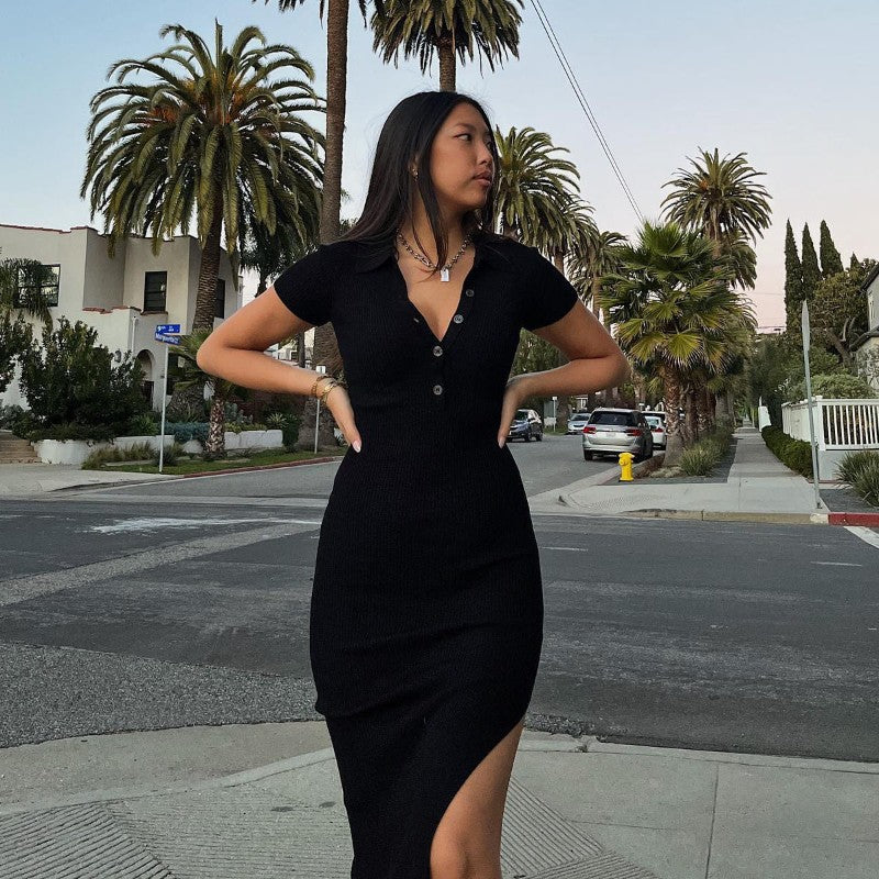 Emilia Polo Neck Knit Dress