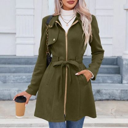 Katherine Belt Detailed Trench Coat
