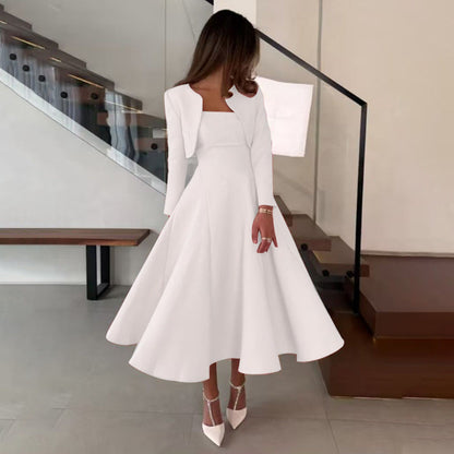 Evelyn Long Sleeve Midi Dress