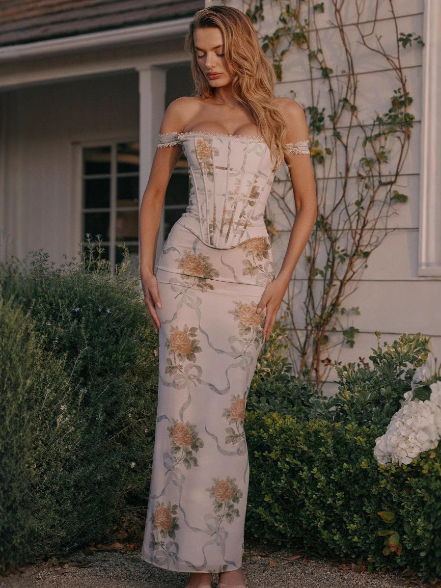Aurora Floral Midi Dress
