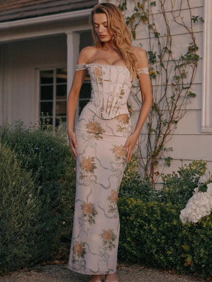 Aurora Floral Midi Dress