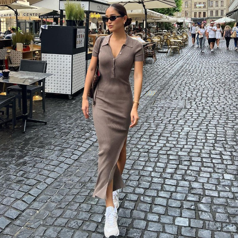 Emilia Polo Neck Knit Dress
