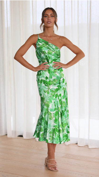 Jardin Satin Dress