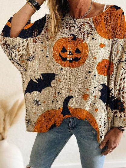 Harper Pumpkin Knit Sweater
