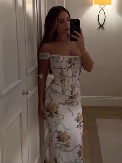 Aurora Floral Midi Dress