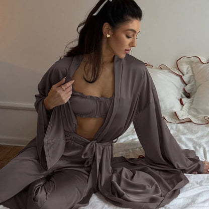 Celestia Luxe 3-Piece Satin Set