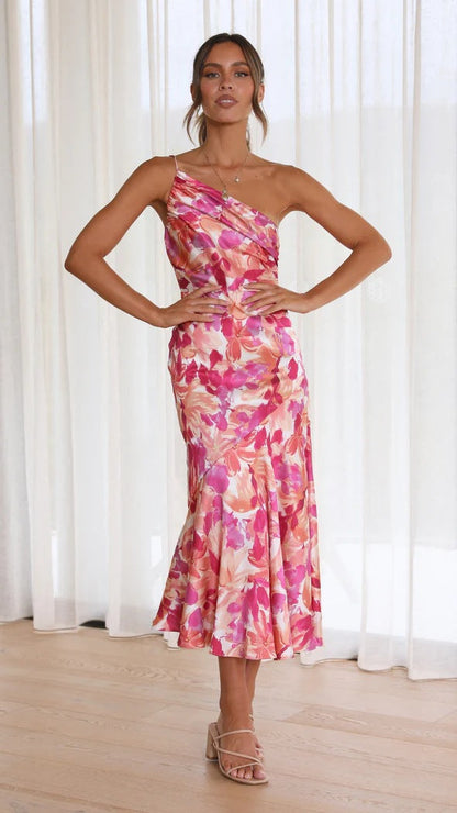Jardin Satin Dress