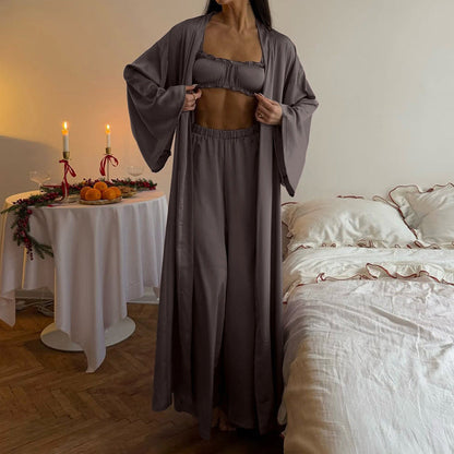 Celestia Luxe 3-Piece Satin Set