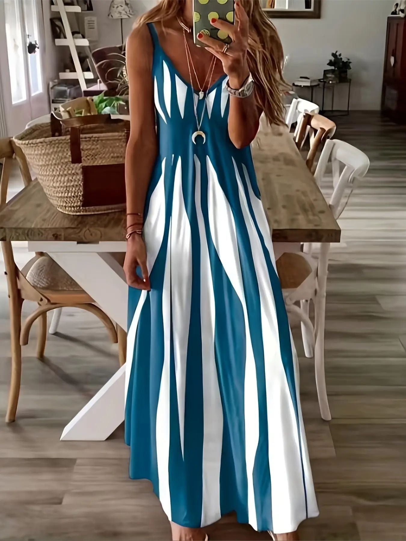 Striped Maxi Dress