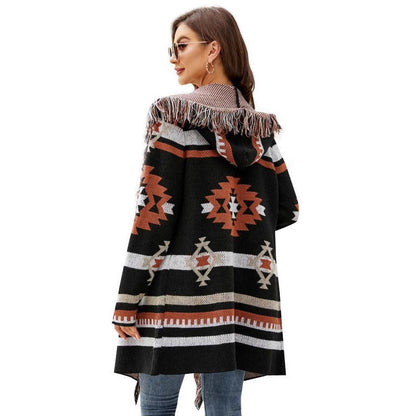 Scarlet Tribal Cardigan