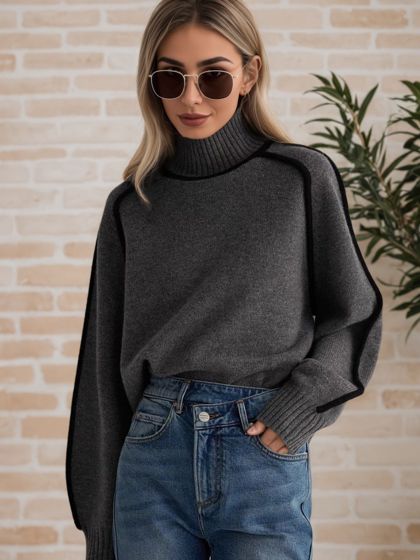 Ava CozyHood Cashmere-Touch Sweater