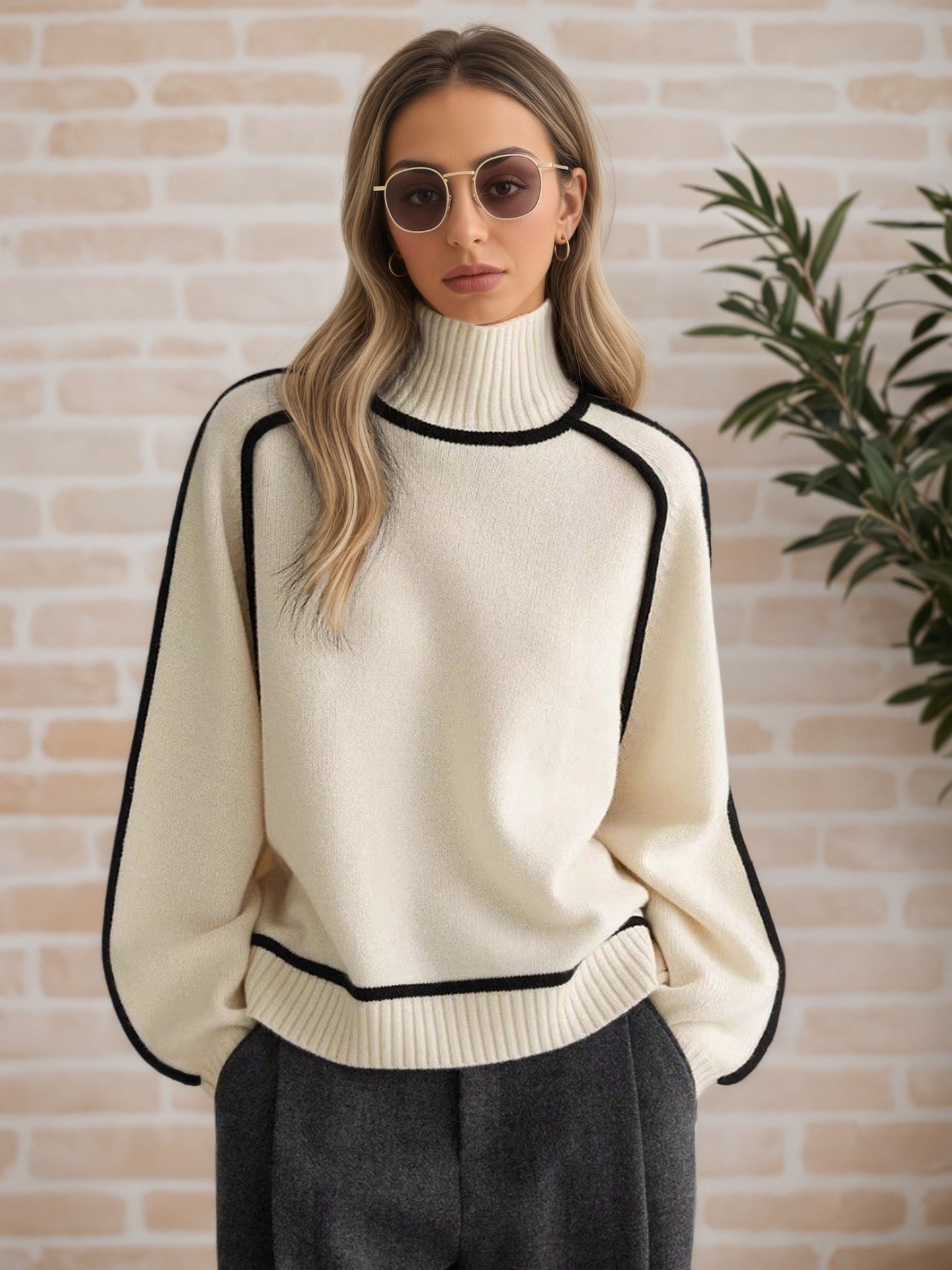 Ava CozyHood Cashmere-Touch Sweater