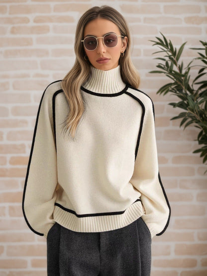 Ava CozyHood Cashmere-Touch Sweater