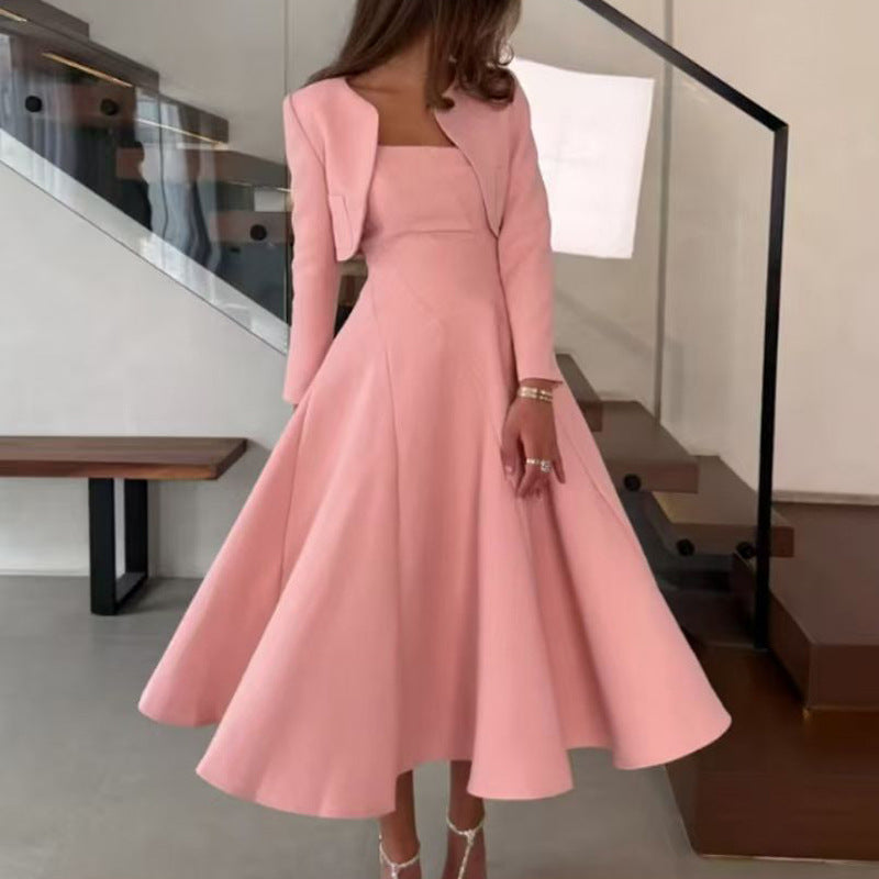 Evelyn Long Sleeve Midi Dress