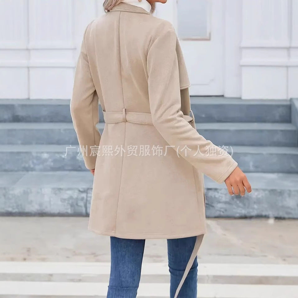 Katherine Belt Detailed Trench Coat