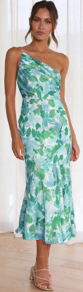 Jardin Satin Dress