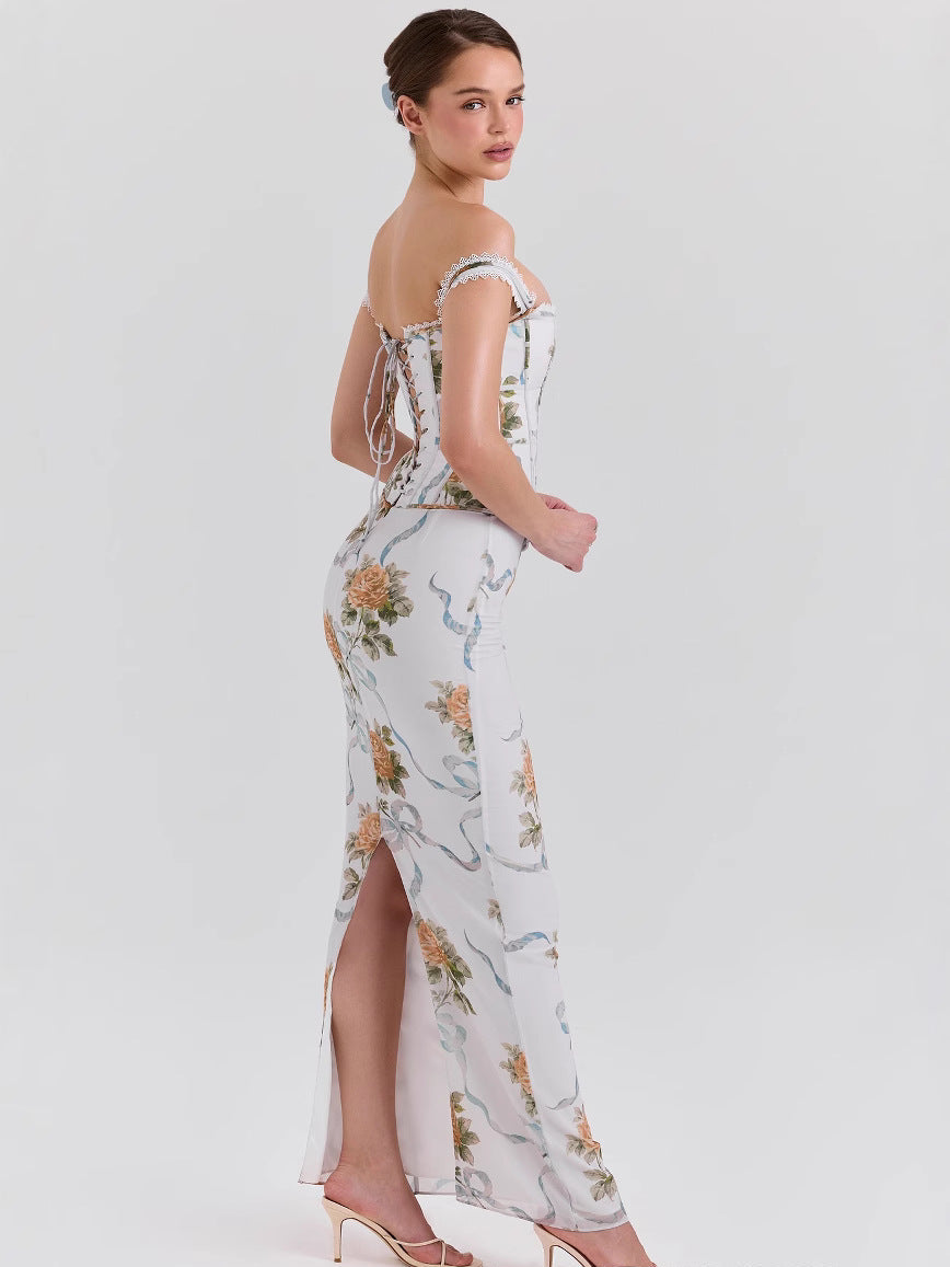Aurora Floral Midi Dress